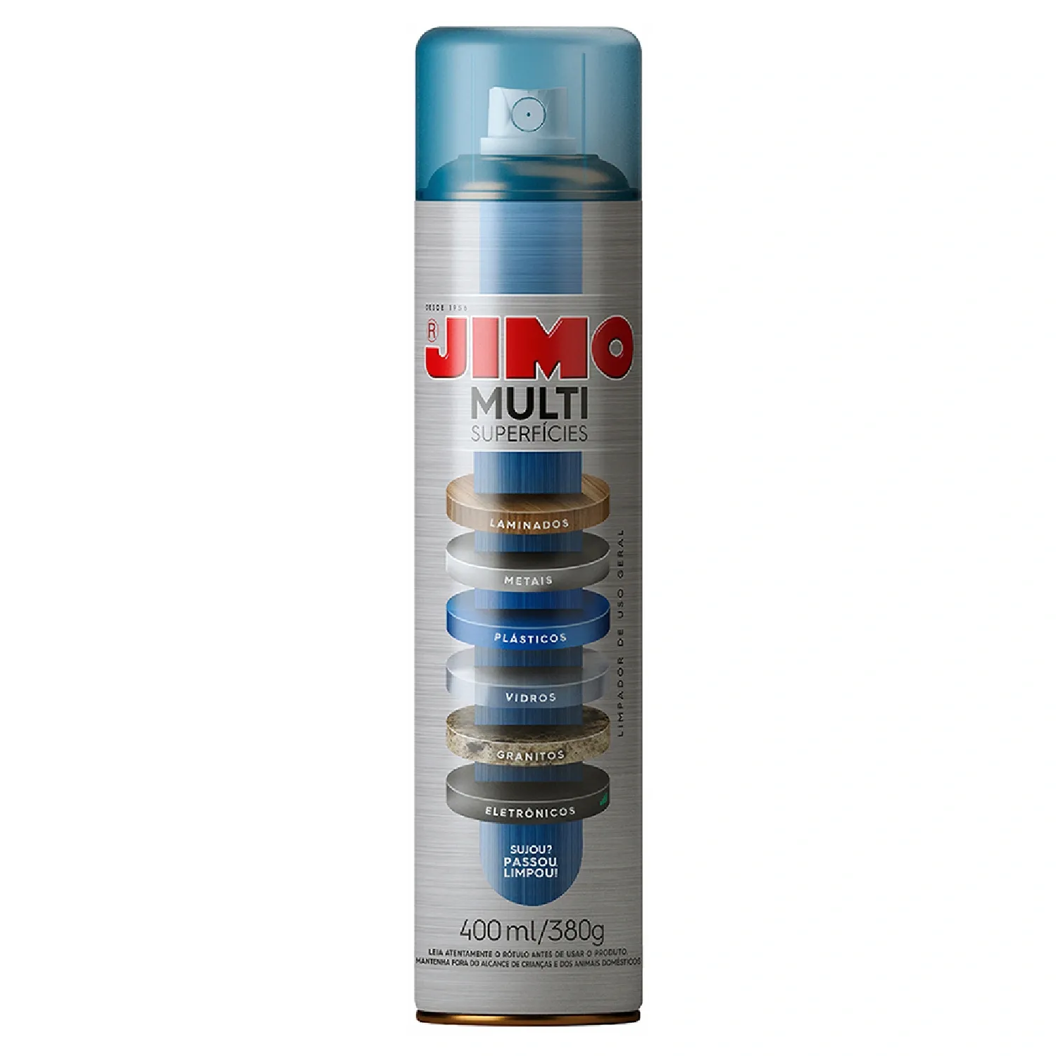 Limpador Aerossol Multiuso para Superficies Jimo Embalagem